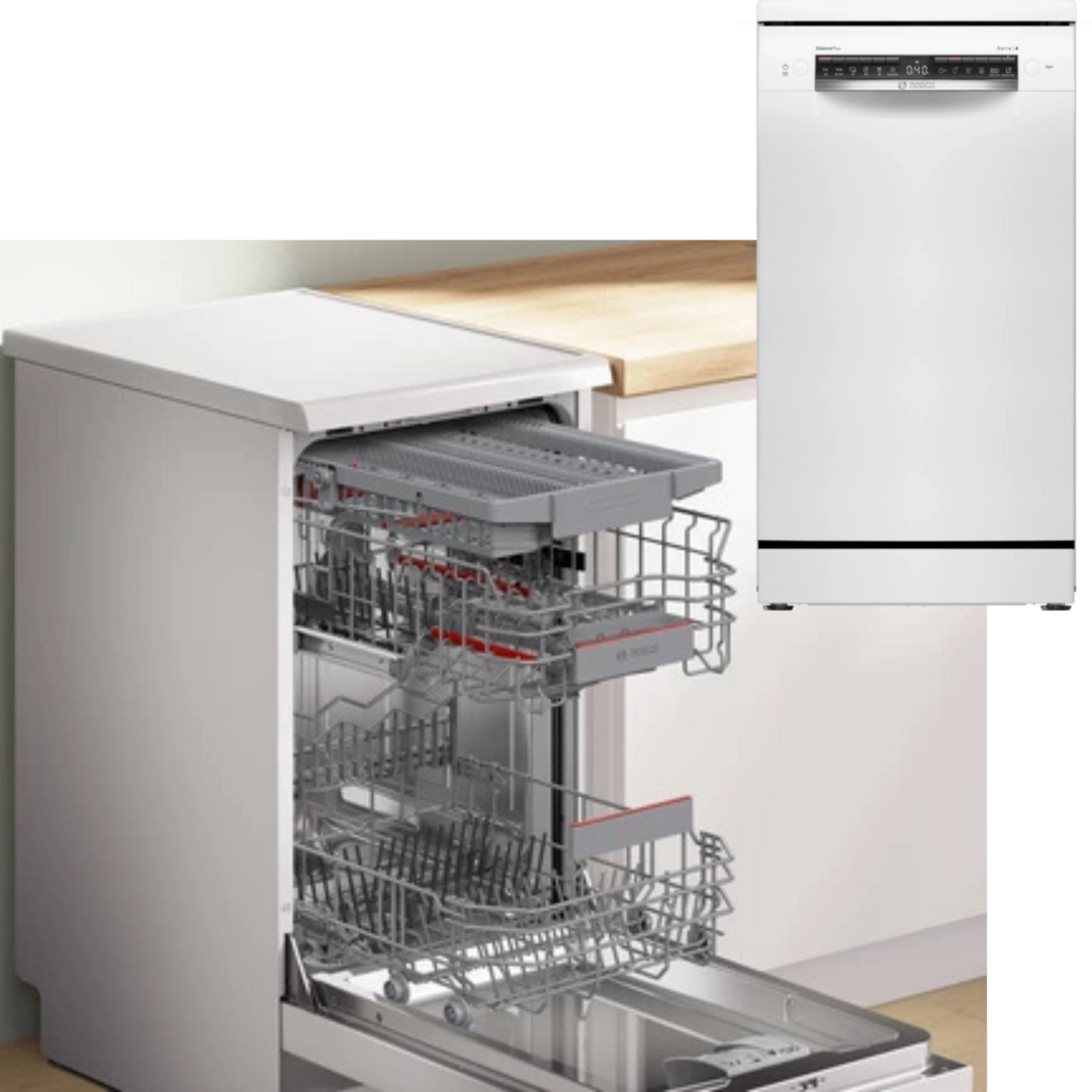 LVJ. BOSCH SPS4HMW13E 6P 45CM 3ªB 44DB DSP BLANCO