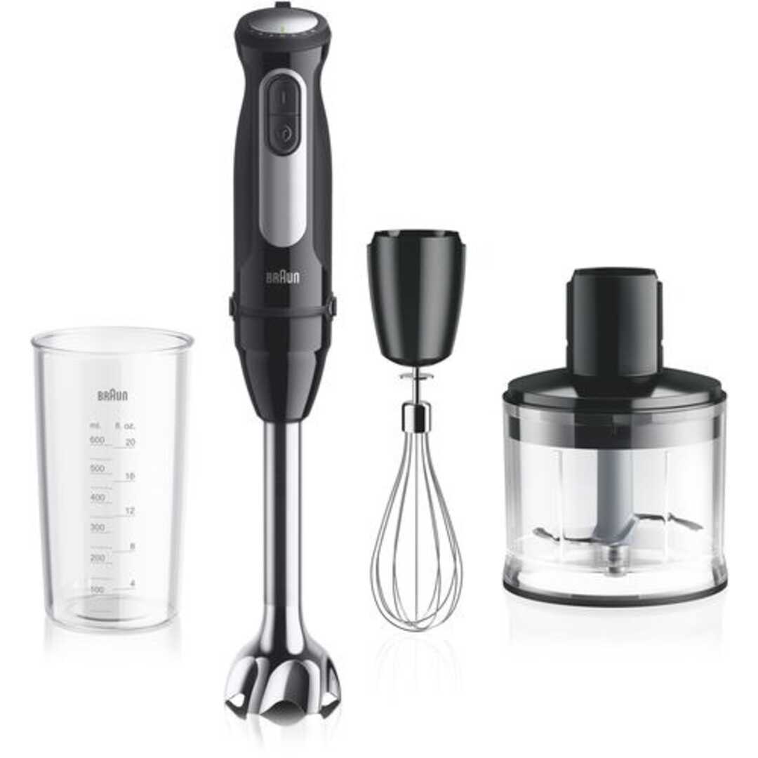 BATID. BRAUN MQ55236MBK 1000W C/A PIE INOX 25V N/I