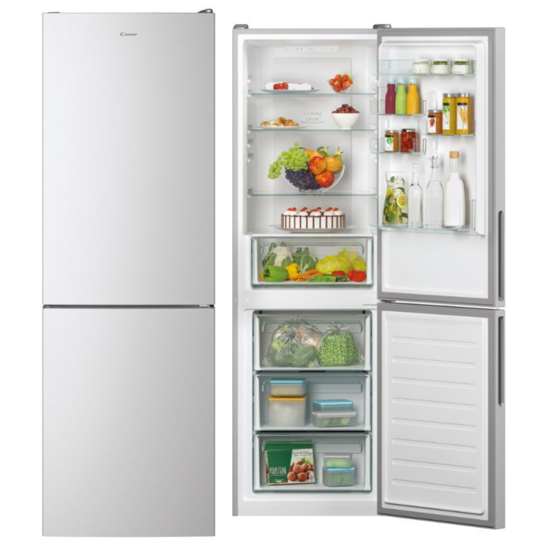 FRICOM. CANDY CCE4T618ES COMBI, NO FROST, SILV