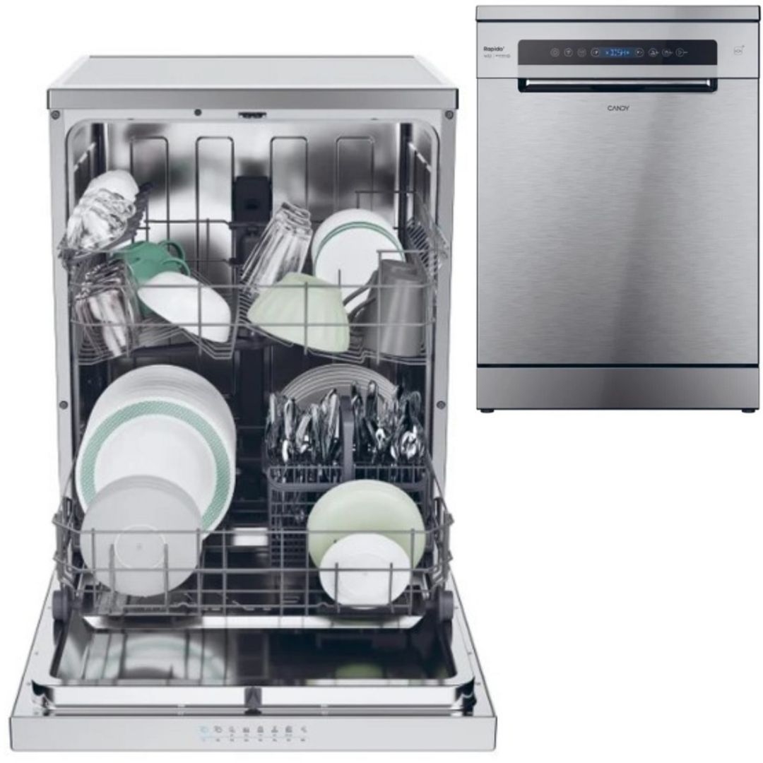 LVJ. CANDY CF3C7F0X 8P INOX 47DB WIFI