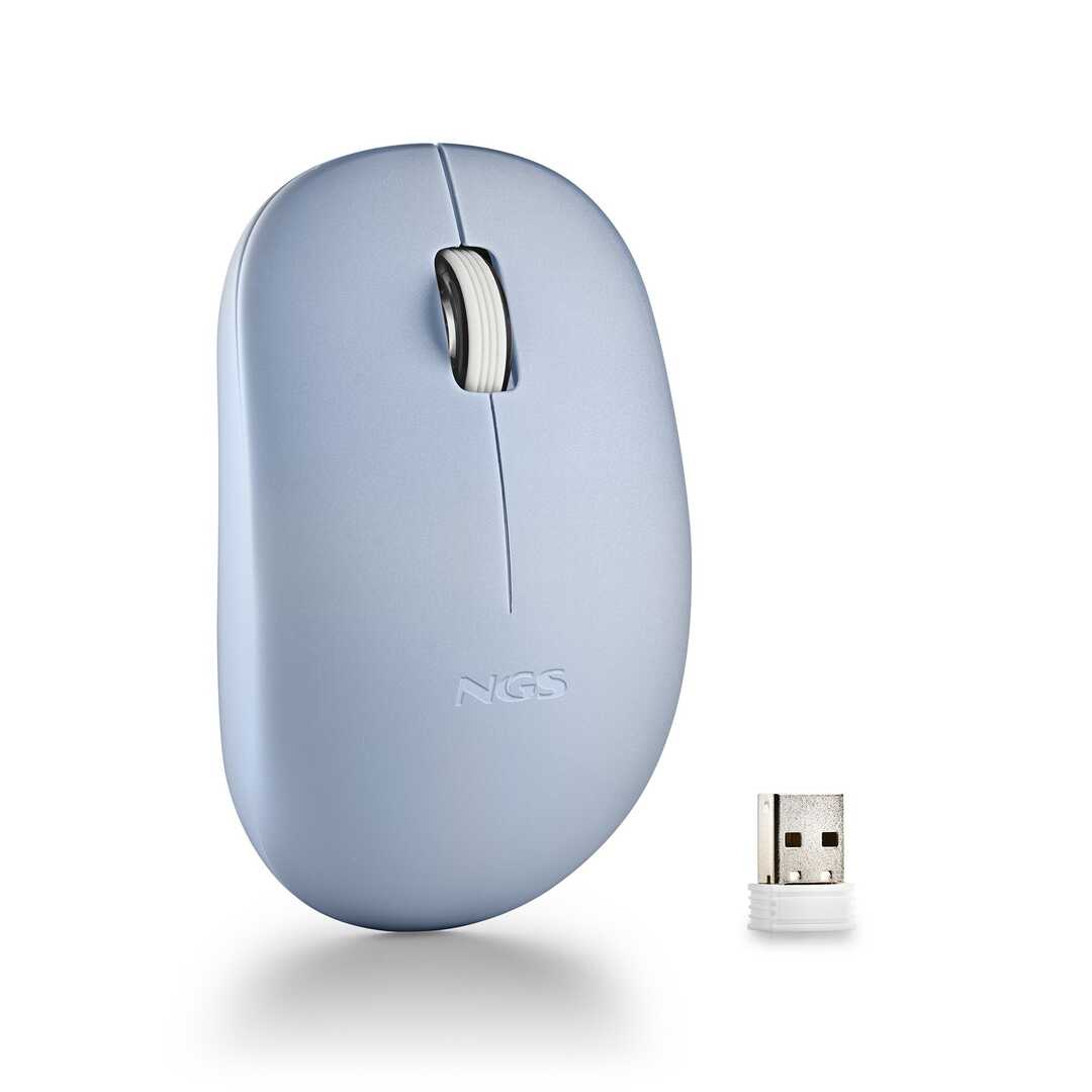 RATON NGS FOGPROBLUE INALAMBRICO SILENCIOSO AZUL