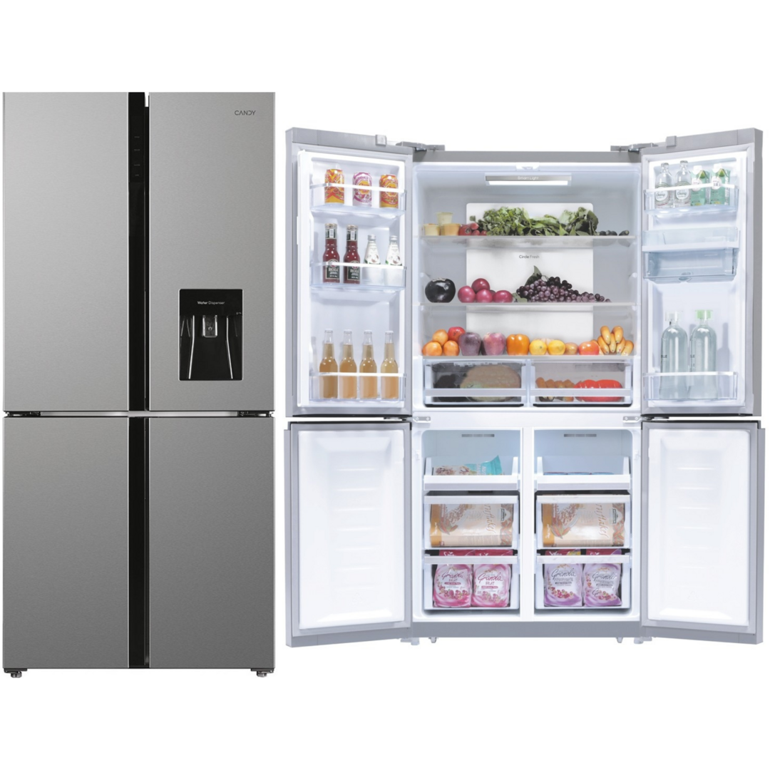 FRI. CANDY CQS5T918EWX1 183x91 4P NF INOX DISP
