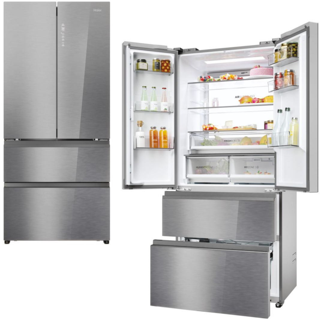 FRI. HAIER HFR7819ENGC 190x83x64 FD NF DISP INOX
