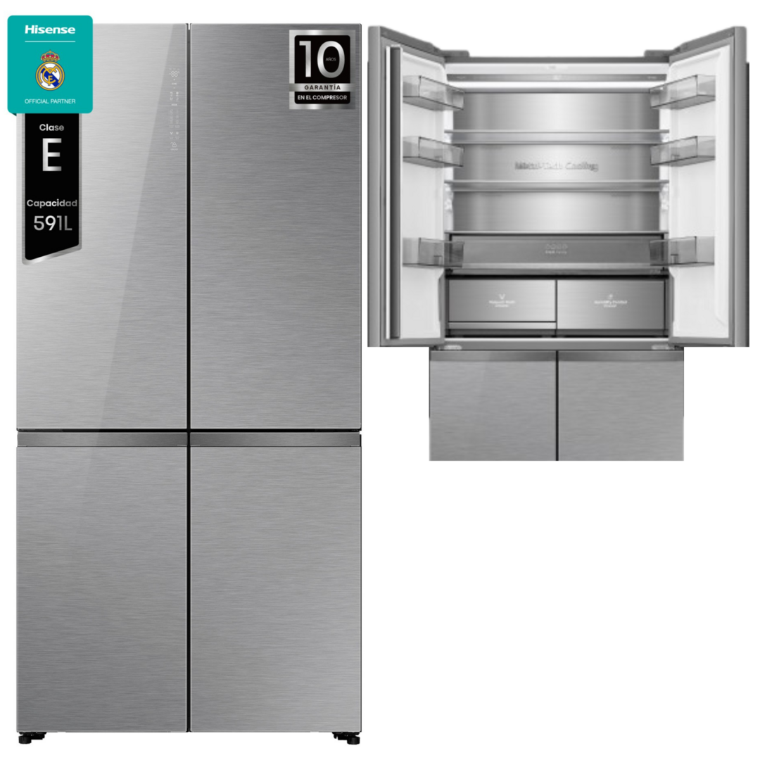 FRI. HISENSE RQ5P605NSVE 190x91 4P NF CR.INOX KFIT