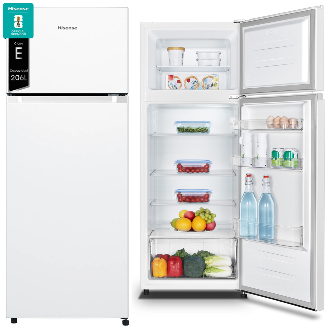 FRI. HISENSE RT267D4AWE 144x55x54 2P CICLICO BCO