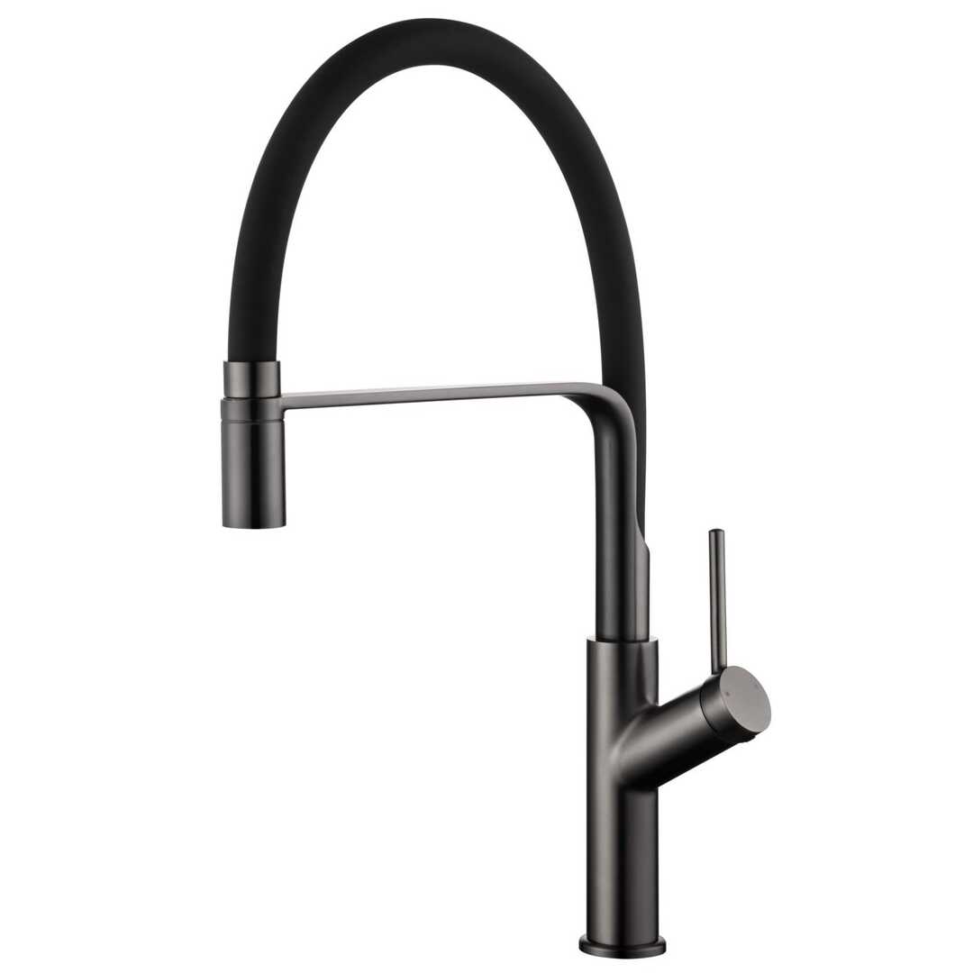 GRIFO COCINA IMEX GCE022BGM SENA BLACK GUN METAL
