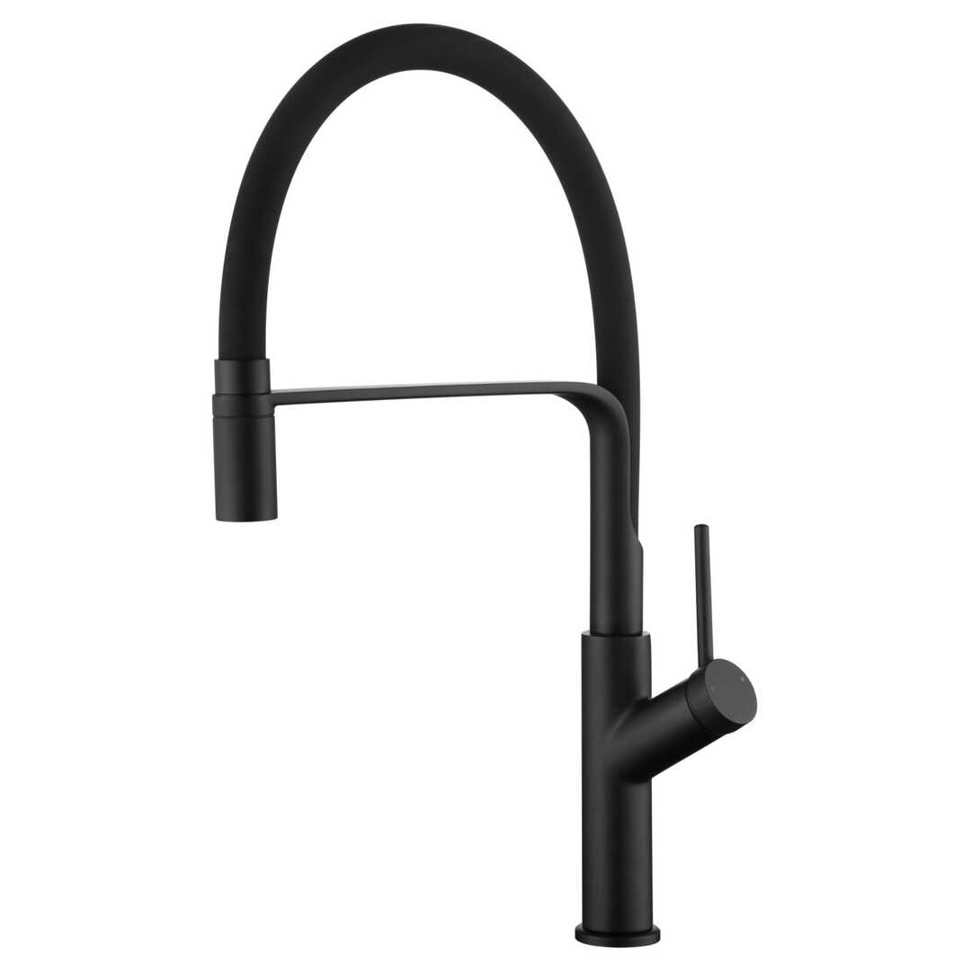 GRIFO COCINA IMEX GCE022NG SENA NEGRO MATE