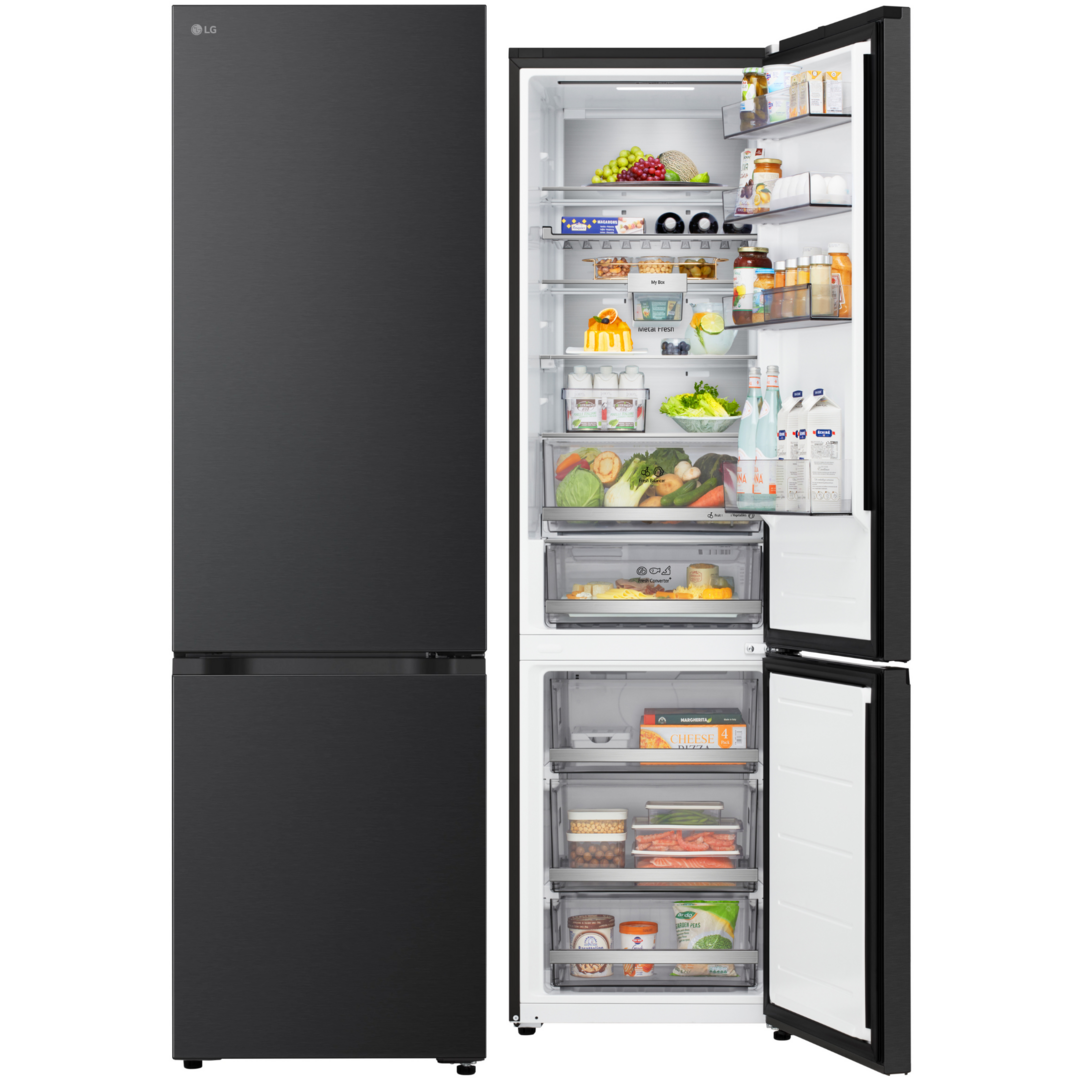 FRICOM. LG GBBS726CEV 203x60 NEGRO METALFRESH