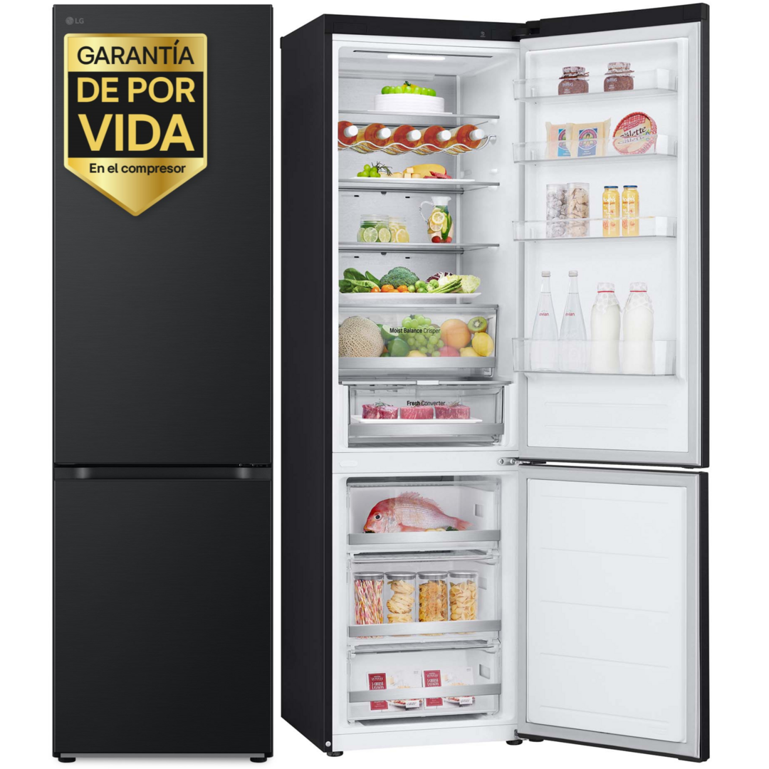 FRICOM. LG GBV5250DEP 203x60 NEGRO DSP METALFRESH