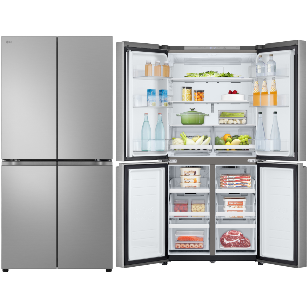 FRI. LG GMB860PYDE 179x83 530L 4P INOX