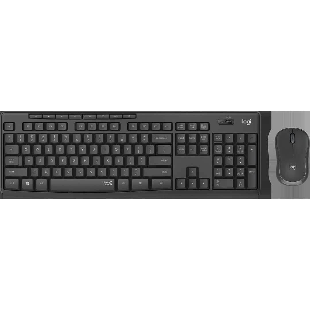 TECLADO + RATON LOGITECH MK295 WIRELESS USB SILENT