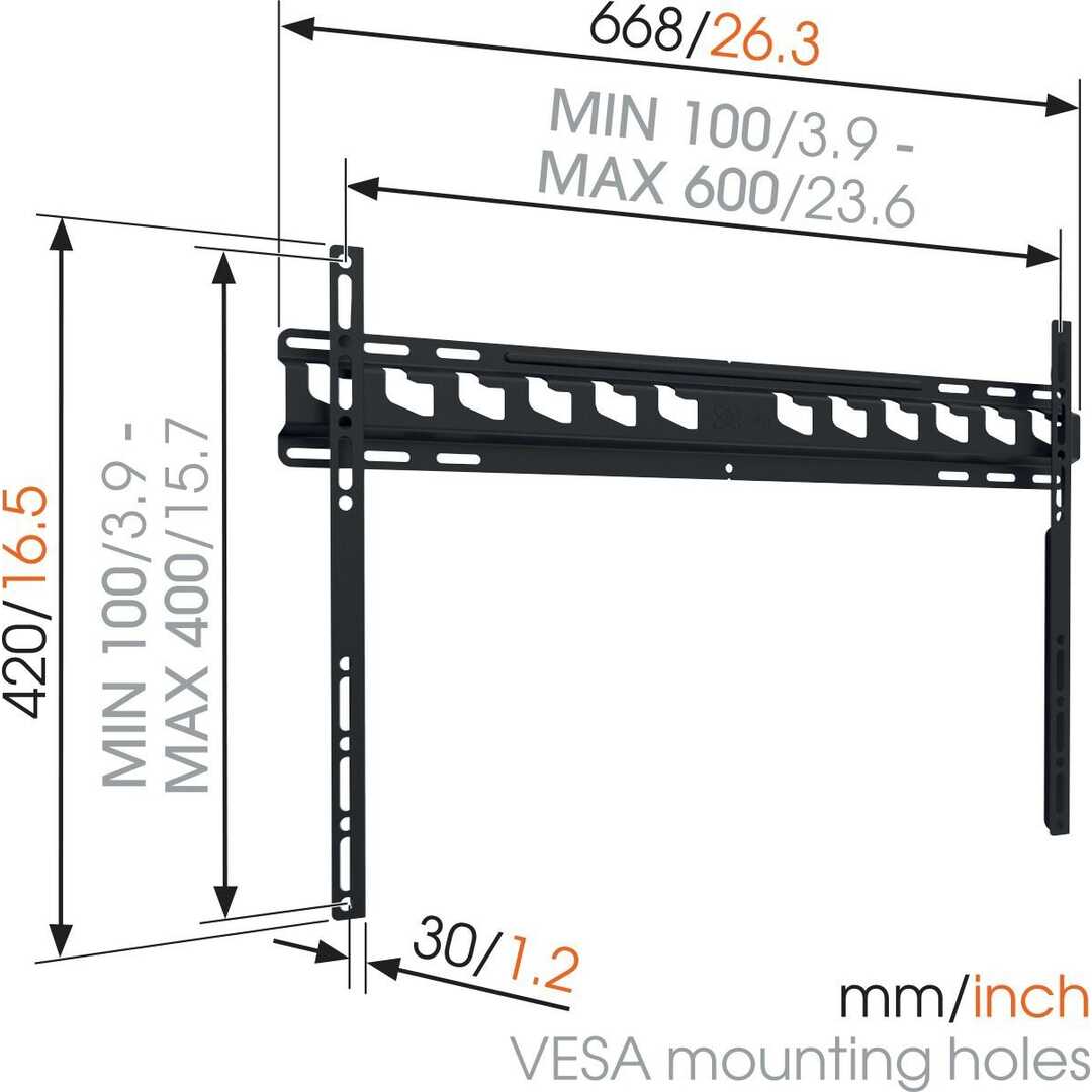SOPORTE TV VOGEL S MA4000C1 FLAT WALL MOUNT 40-80
