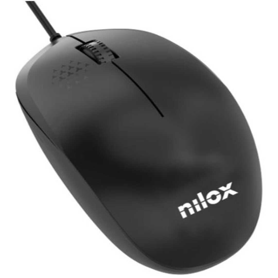 RATON NILOX MOUSB1012 1200 DPI NEGRO
