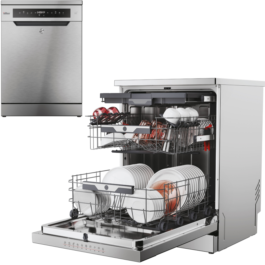 LVJ. HOOVER HF5B2S1PX 10P 15C 3ªB 42DB INOX