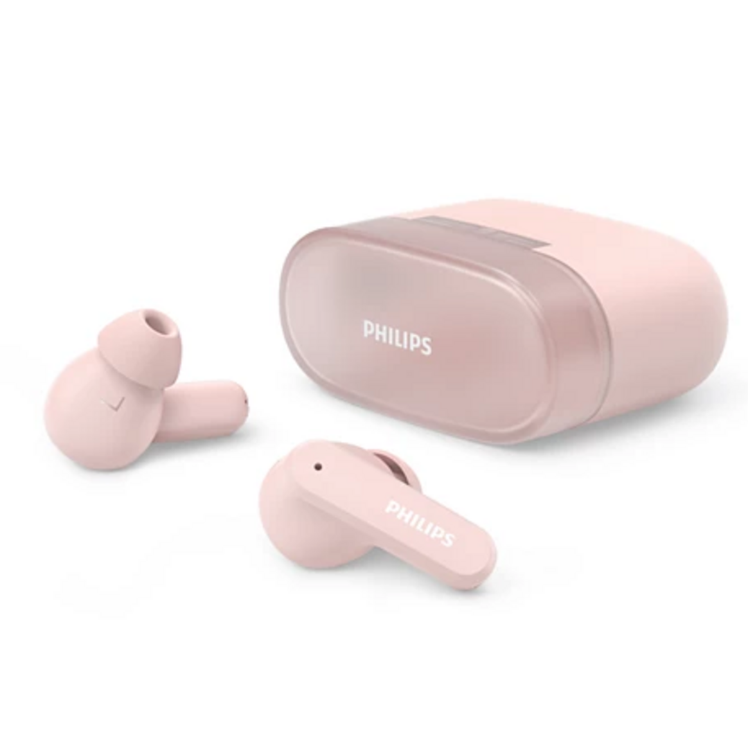 AURICULARES PHILIPS TAT2000PK TWS BT IPX4 32H ROSA