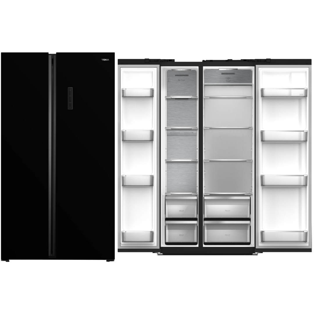 FRI. TEKA RLF74917GBK 178x91x67 NF CRIST NEGRO DSP