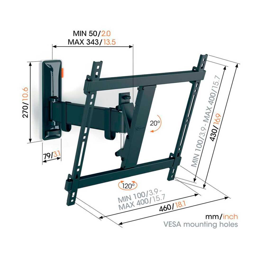 SOPORTE TV VOGEL S TVM 3423 FULL MOT MED WALL M.