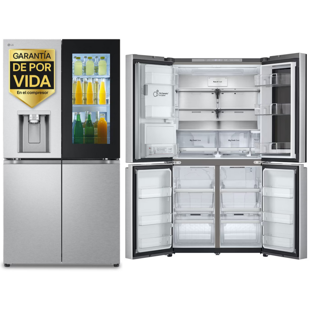 FRI. LG GMG961MBKE 179x91 638L 4P INOX INSTAVIEW
