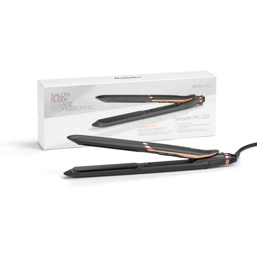 PLANCHA PELO BABYLISS ST394E PRO235 ION 6T 235°C