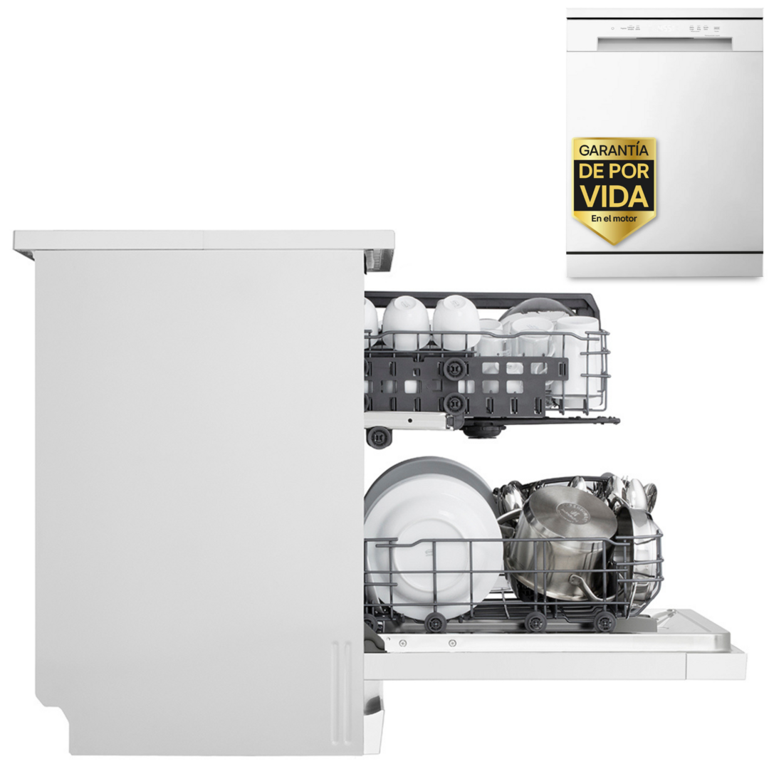 LVJ. LG DF142FW 5P QUADWASH 45DB BCO