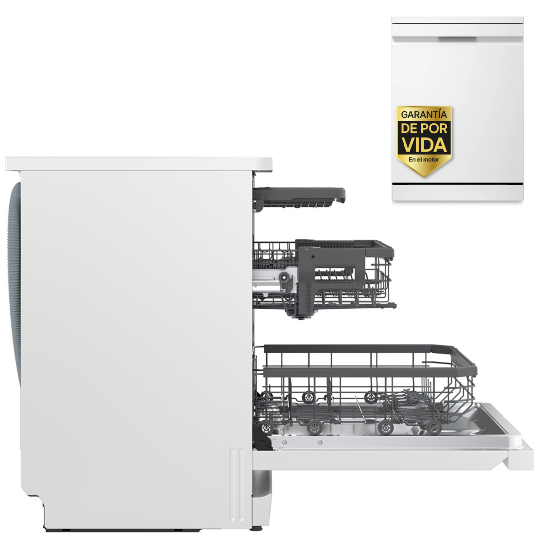 LVJ. LG DF375HWS 10P QUADWASH 3ªB 43DB BCO