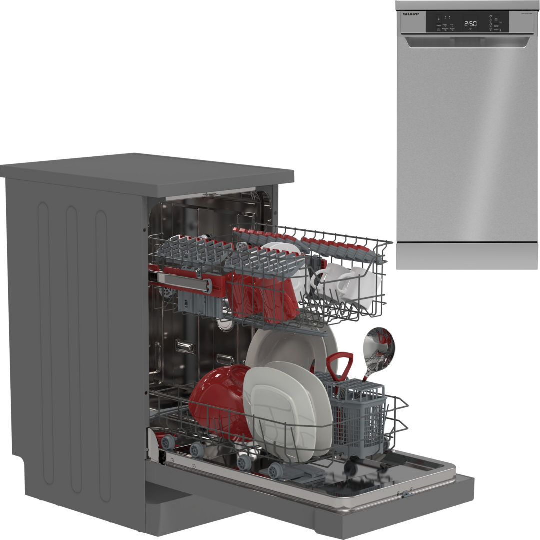 LVJ. SHARP QWNS1CF49EI 45CM INOX E