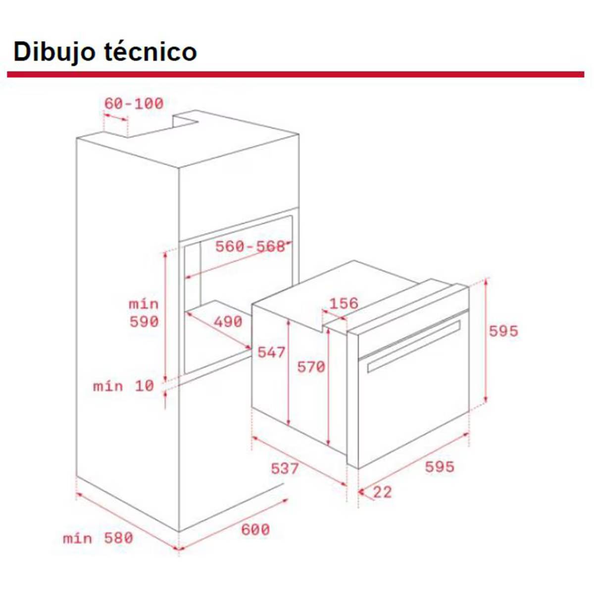 HORNO INDEPENDIENTE MULTIFUNCION TEKA HCB 6520 CLA 7