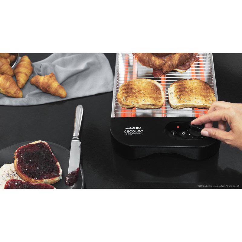 Cecotec EasyToast Basic Tostador Plano 900W 7