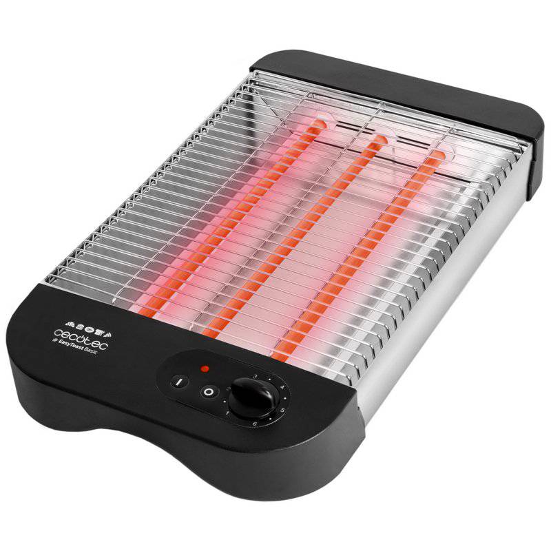 Cecotec EasyToast Basic Tostador Plano 900W