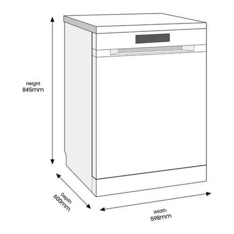 Samsung DW60M6050FS Serie 6 Lavavajillas Capacidad 11