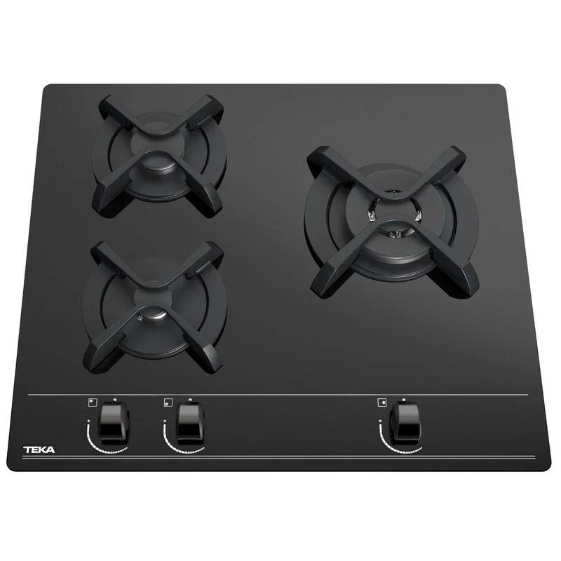 Teka GBC 63010 Placa de Gas Butano 3 Zonas Cristal 4