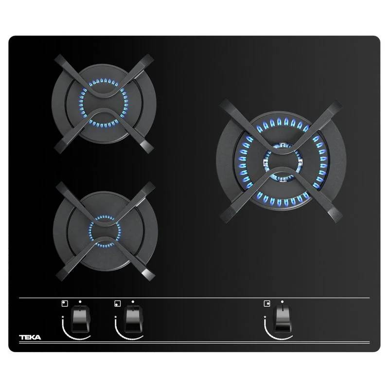 Teka GBC 63010 Placa de Gas Butano 3 Zonas Cristal 7