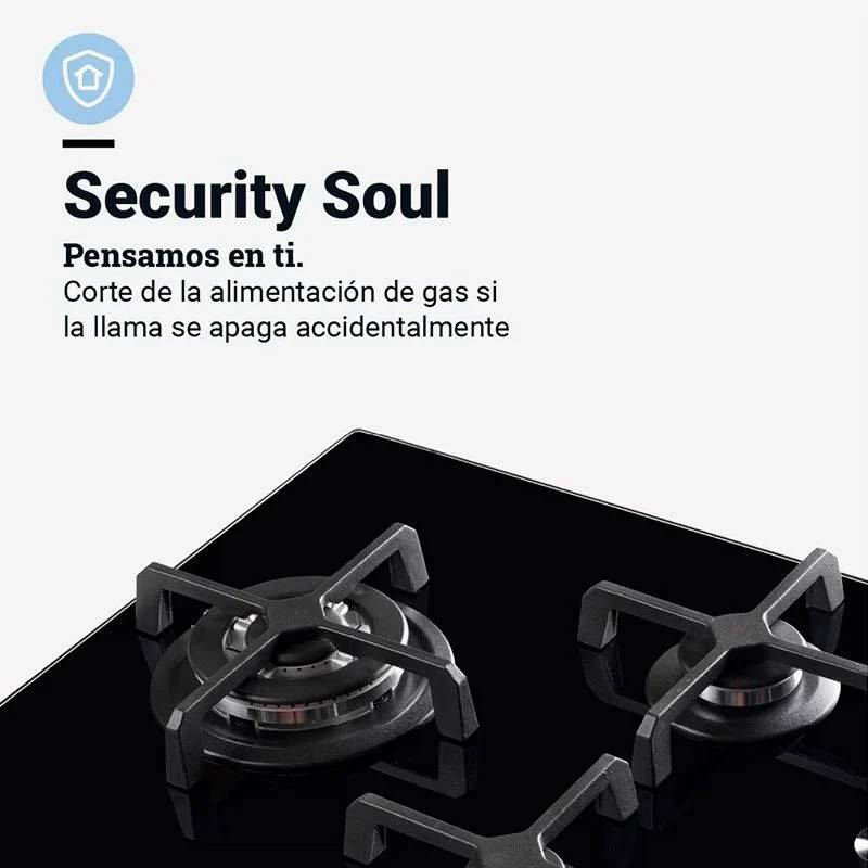 Universal Blue Maia B-plus Placa de Gas 3 Zonas 60 3