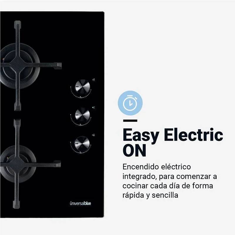 Universal Blue Maia B-plus Placa de Gas 3 Zonas 60 4