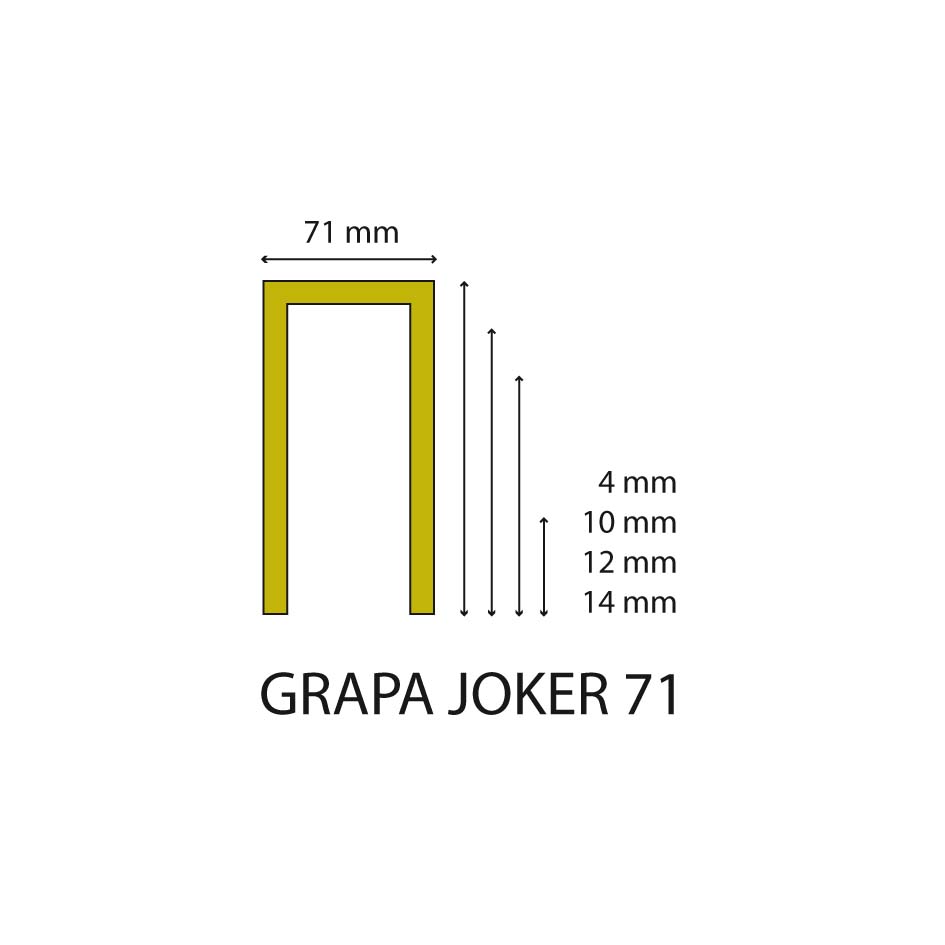 GRAPA JOKER-3G 71 / 08 mm -MILLAR-
