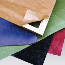 TELA IMITACION PIEL MARRON BOBINA, 150 cm x 23 m