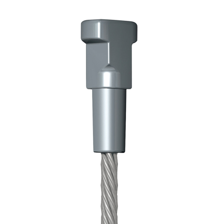 CABLE ACERO 2 mm + TWISTER 200 cm