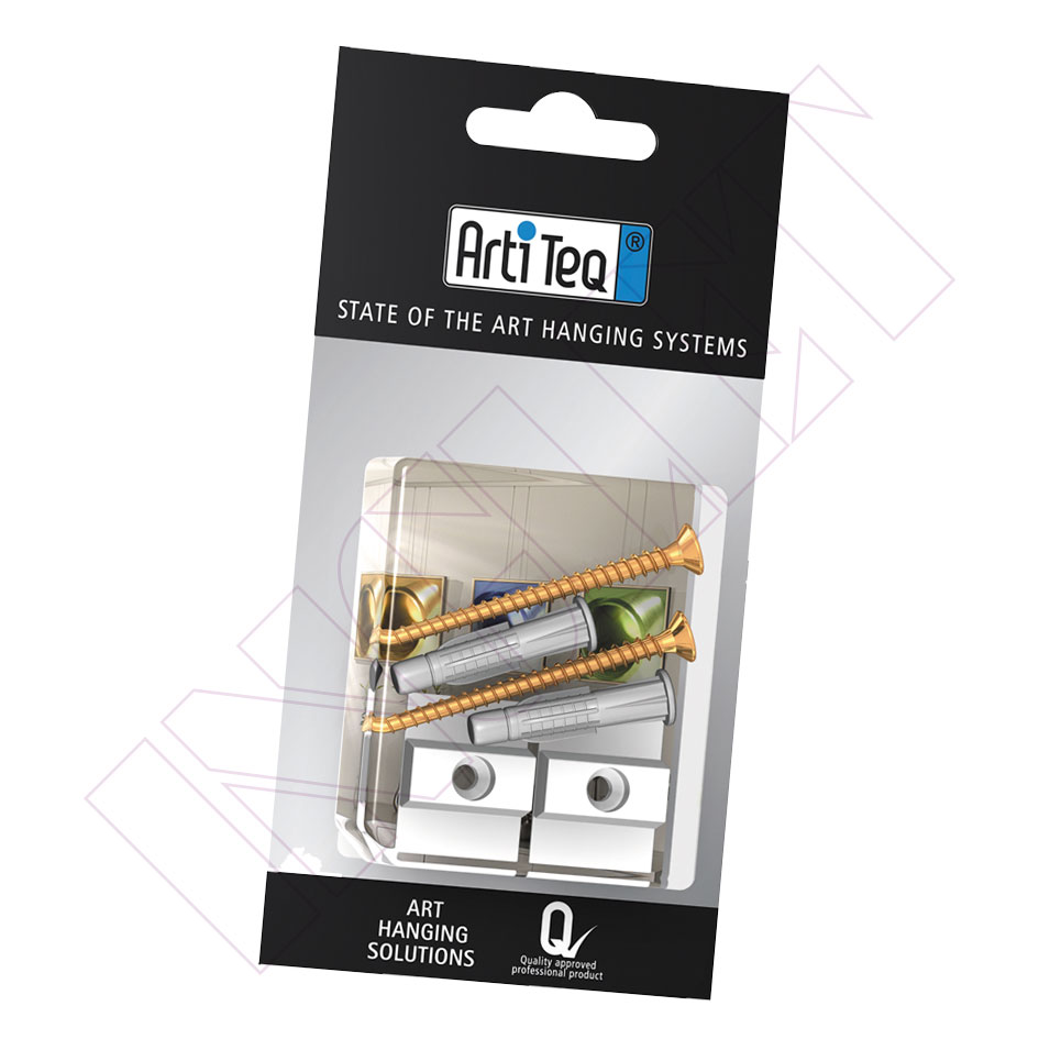 BLISTER SET CONECTOR CLICK RAIL BLANCO