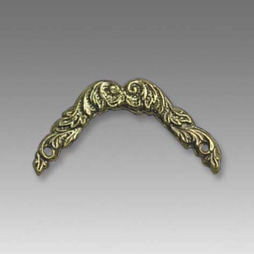 ADORNO METALICO ORO O538, 33 x 33 mm