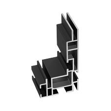 METRO PERFIL LIGHTBOX 90 OPEN NEGRO