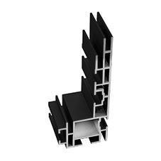 METRO PERFIL LIGHTBOX 120 OPEN NEGRO