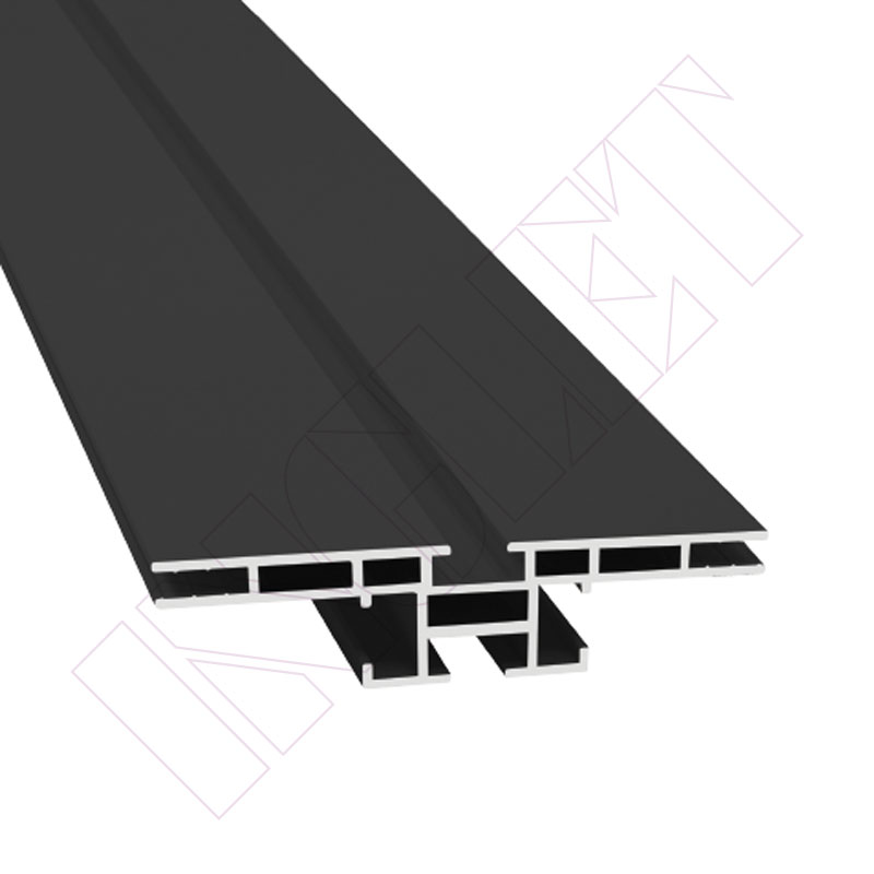 METRO PERFIL LIGHTBOX DOUBLE 100 OPEN NEGRO