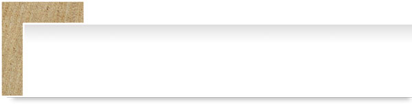 METRO MOLDURA BLANCO MATE 40 x 35 mm