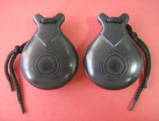 CASTAÑUELAS - JALE TELA NEGRA PRENSADA 8 PROFESIONAL