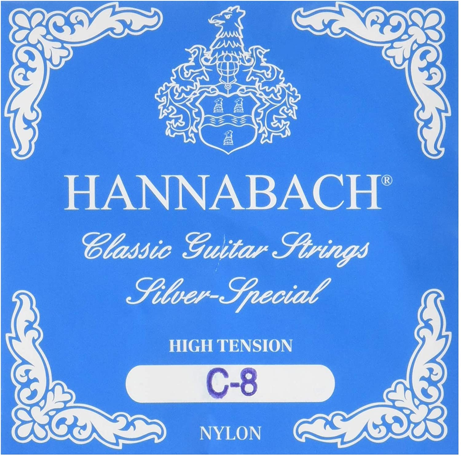 CUERDA GUITARRA CLASICA - HANNABAH 815 8º AZUL TENSION FUERTE