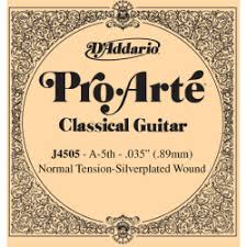 CUERDA GUITARRA CLASICA - D´ADDARIO 5º TENSION MEDIA J4505