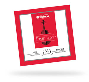 CUERDA CONTRABAJO - D´ADDARIO PRELUDE J610 3/4 M JGO