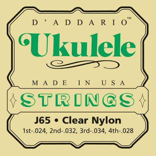 CUERDA UKELELE SOPRANO - D´ADDARIO J65 CLEAR NYLON
