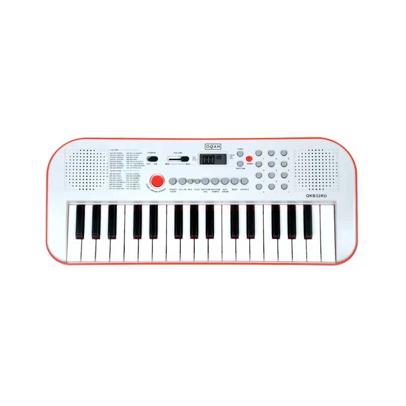 TECLADO DIGITAL - OQAN QKB32RD ROJO 32 TECLAS