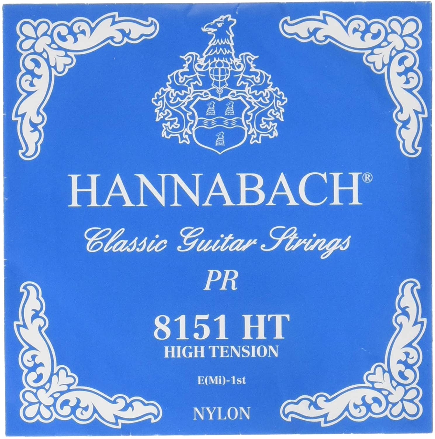 CUERDA GUITARRA CLASICA - HANNABACH 815 1º AZUL TENSION ALTA